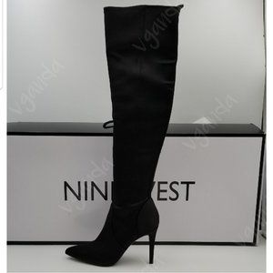 NINE WEST Fenna Satin Fashion Boots